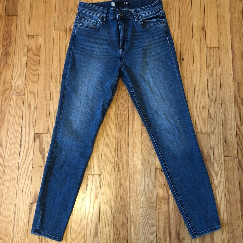 Kut from the Kloth Donna High Rise Anke Skinny Jeans